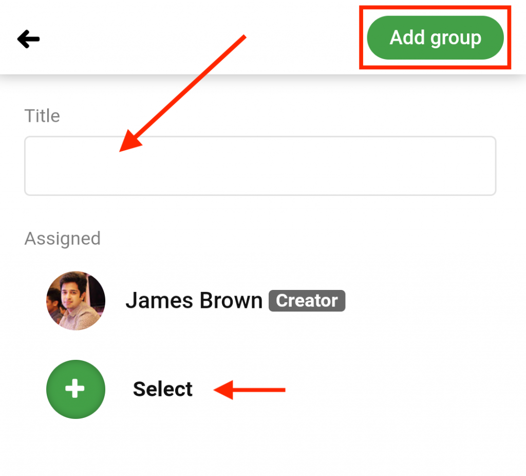 Create a group