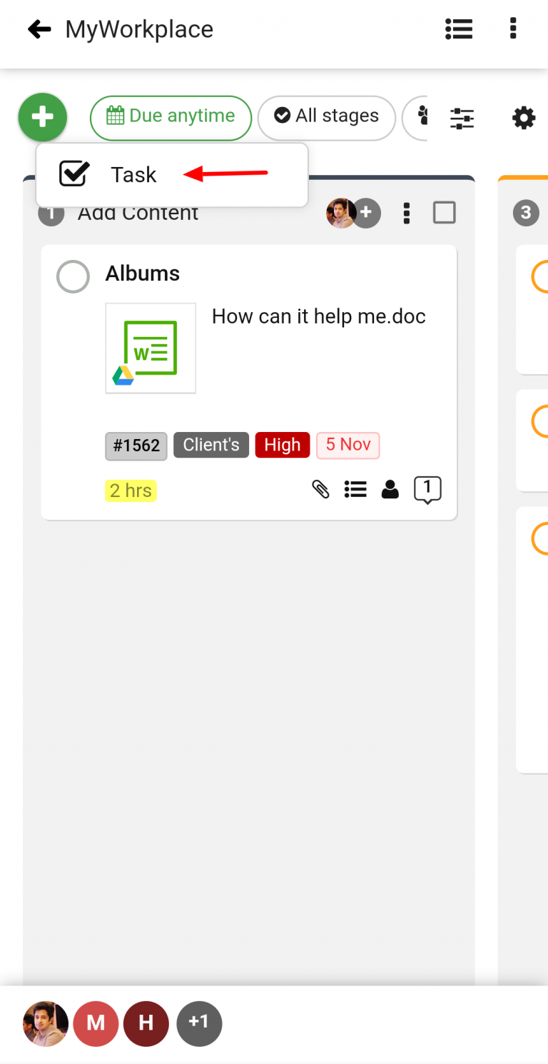 Add Tasklists and Tasks - ProofHub Mobile App