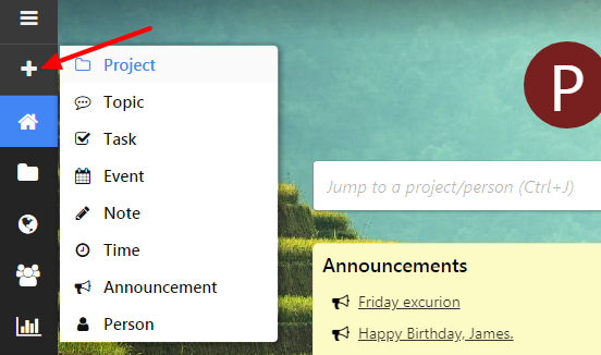 Add projects
