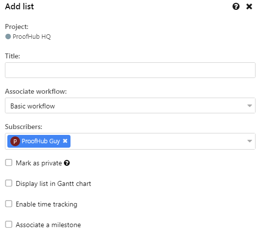 Add tasklist window