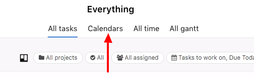 All calendar