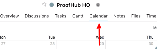 Individual calendar