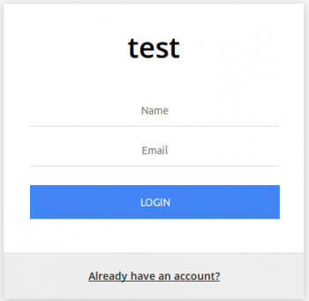 add name email