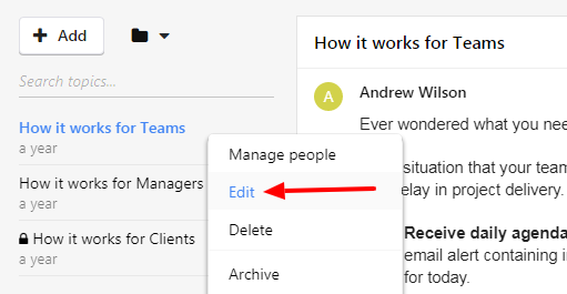 edit discussion