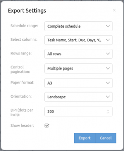 Export Gantt chart - ProofHub Help & Support