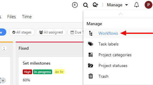 manage workflows