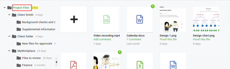Introduction To Files- ProofHub Help And Support