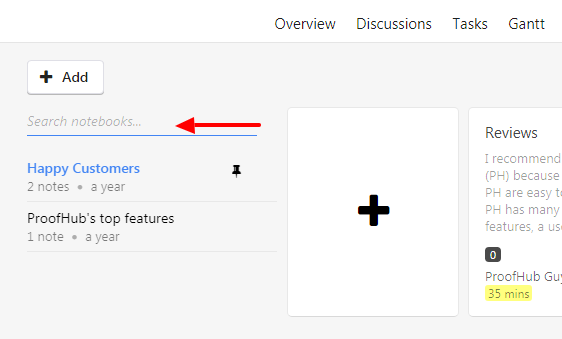 search notebooks