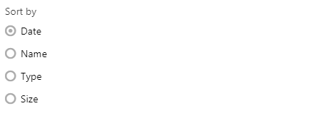 sort files