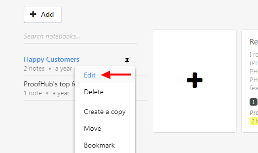 edit notebook