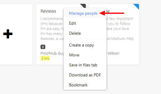 manage people notes