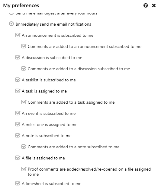 notification rules