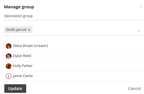 update group chat