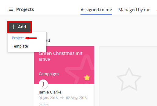 add project