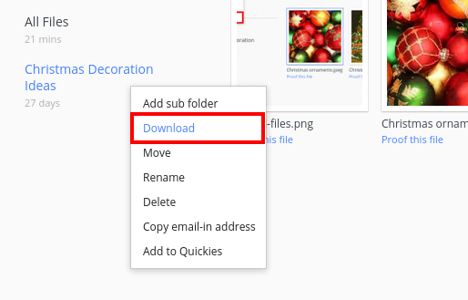 download folder