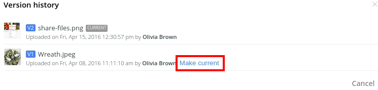make current
