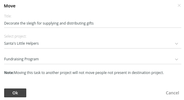 move task window