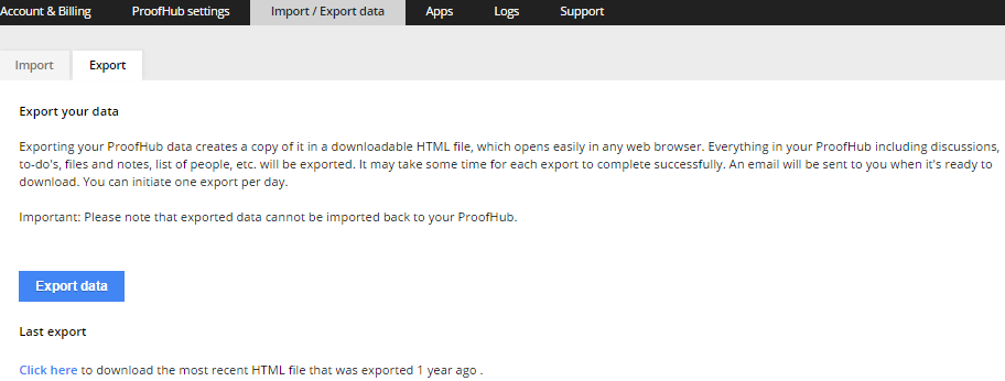 Export-Projects