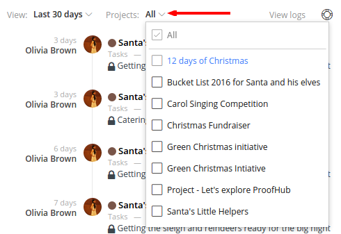 projects activities