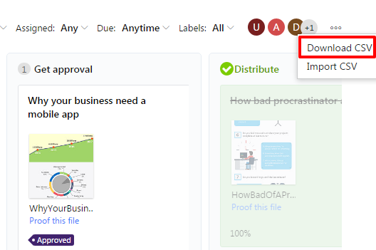 export tasks new